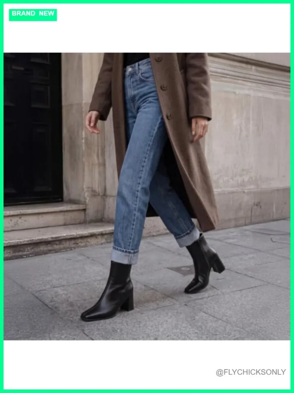 Square Toe Block Heel Ankle Boots with Side Zipper